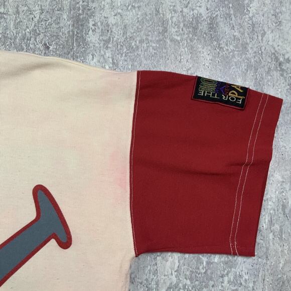 Vintage Underground Railroad New York Cubans Shirt Men Medium Beige Negro League - Picture 11 of 14